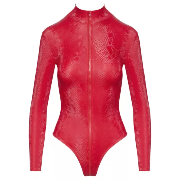 Cottelli - erotické body - hadí vzor - červené