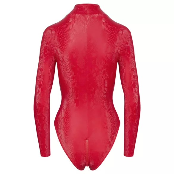 Cottelli - erotické body - hadí vzor - červené