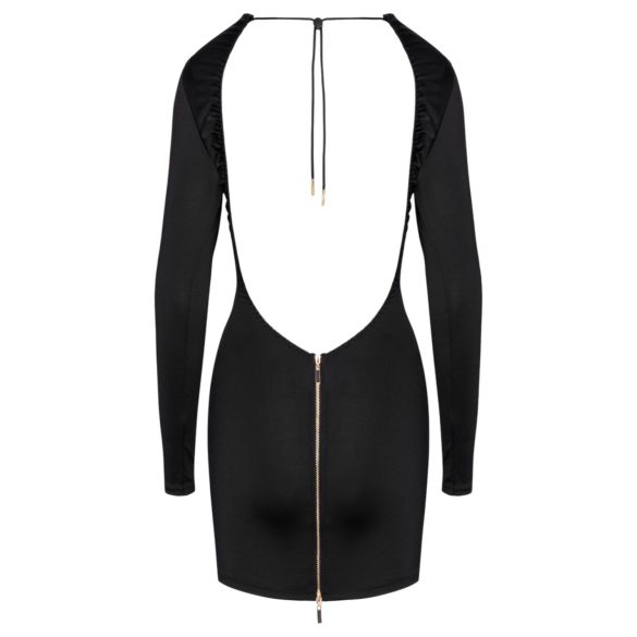 Cottelli - mini šaty s otvoreným chrbtom (čierne) - M