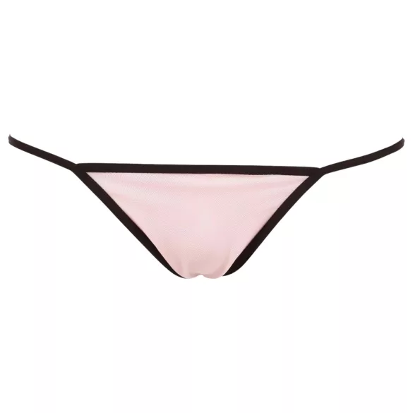 Cottelli - babydoll - čipkovaný, volánikový - čierny - M