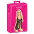 Kissable - otvorená babydoll (čierna)