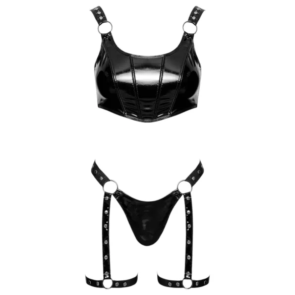 Black Level - lakovaný set (čierna) - M