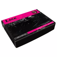   Lak plachta - erotická plachta - extra mäkká - čierna 200x230 cm