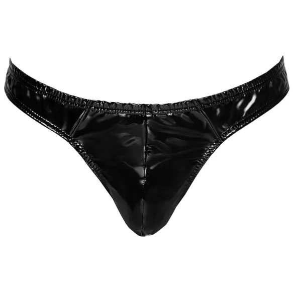 Black Level - pánske tanga - lakované - čierne