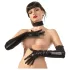 LATEX - dlhé unisex rukavice - latex čierne - L