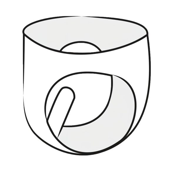 LATEX - dámske nohavičky s vaginálnym kondómom - čierne - XL