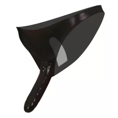   LATEX - latex nohavičky s dildom zvnútra aj zvonka - čierne S-L