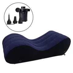   Desirel Magic Pillow - Nafukovacia sex pohovka - veľká (modrá)