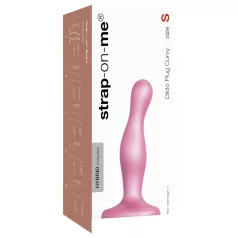 Strap-on-me Curvy S - zvlnené dildo s prísavkou (ružové)
