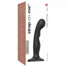 Strap-on-me - dildo s prísavkou - zahnuté - čierne