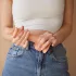 Strap-on-me S - dvojvrstvové dildo s prísavkou - realistické - telová farba
