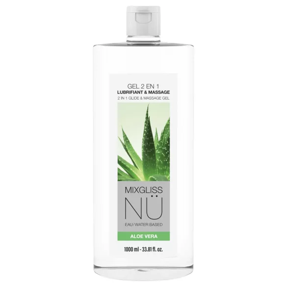 Mixgliss Nu Aloe Vera - nuru masážny gél a lubrikant (1000 ml)