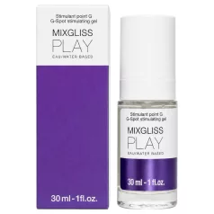   Mixgliss Play - stimulačný lubrikačný gél na bod G pre ženy, bez vône (30 ml)