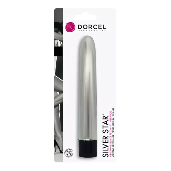 Dorcel - vibrátor klasický - strieborný - Silver Star