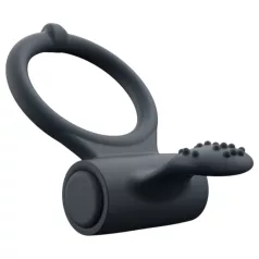   Dorcel Power Clit Plus - nabíjací, vibračný erekčný krúžok (čierny)