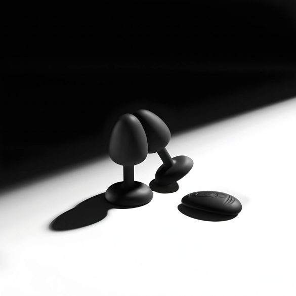 Dorcel - guličkový, diaľkový análny vibrátor M - (čierny)