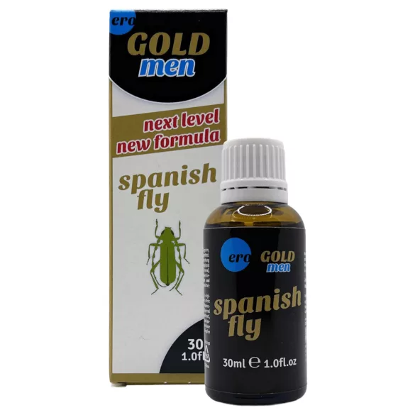 HOT ero Gold Men Spanish Fly - kvapky na zvýšenie túžby pre mužov (30 ml)