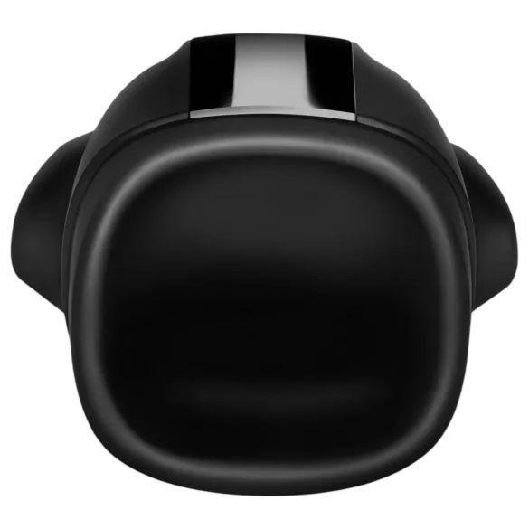 Satisfyer Men Vibration - vibračný masturbátor na penis - čierny, dobíjací