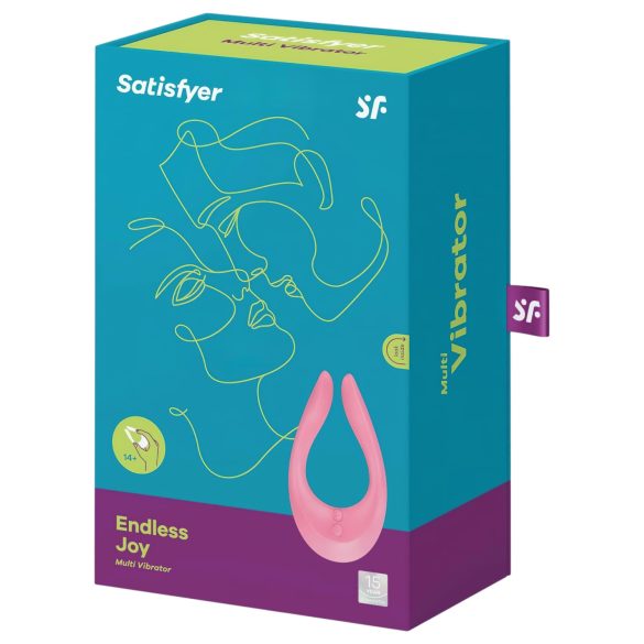 Satisfyer Endless Joy - nabíjateľný párový vibrátor (ružový)