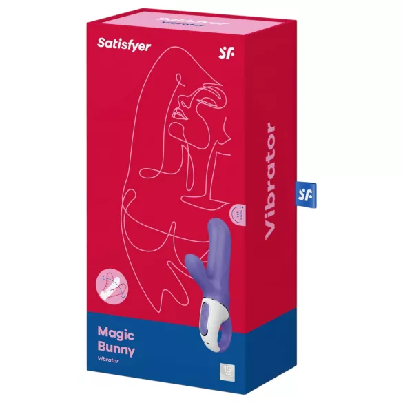 Satisfyer - vibrátor s ramienkom na klitoris - vodotesný - modrý