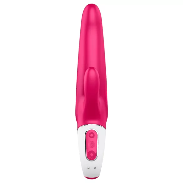 Satisfyer Mr. Rabbit - vodotesný vibrátor s klitorálnym ramienkom (ružový)