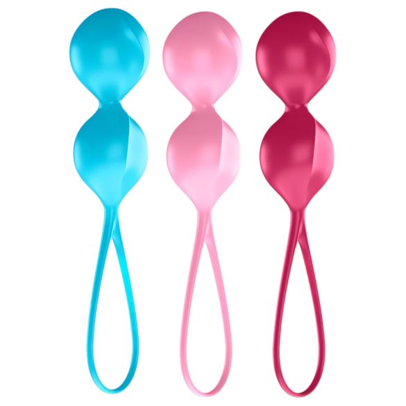 Satisfyer V Balls - duo set gejšská guľôčka (3 diely)