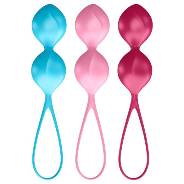 Satisfyer V Balls - duo set gejšská guľôčka (3 diely)