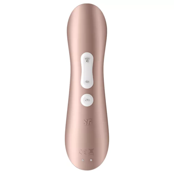 Satisfyer Pro 2+ - nabíjací klitorálny vibrátor - hnedý