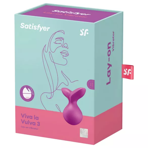 Satisfyer Viva la Vulva 3 - klitorálny vibrátor (fialový)