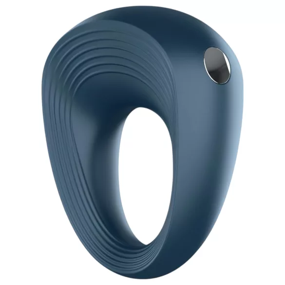 Satisfyer Power Ring - vibračný erekčný krúžok - vodotesný - sivý