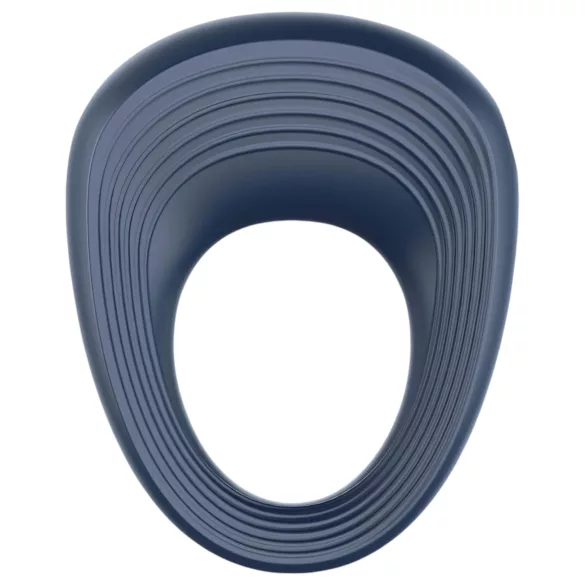 Satisfyer Power Ring - vibračný erekčný krúžok - vodotesný - sivý