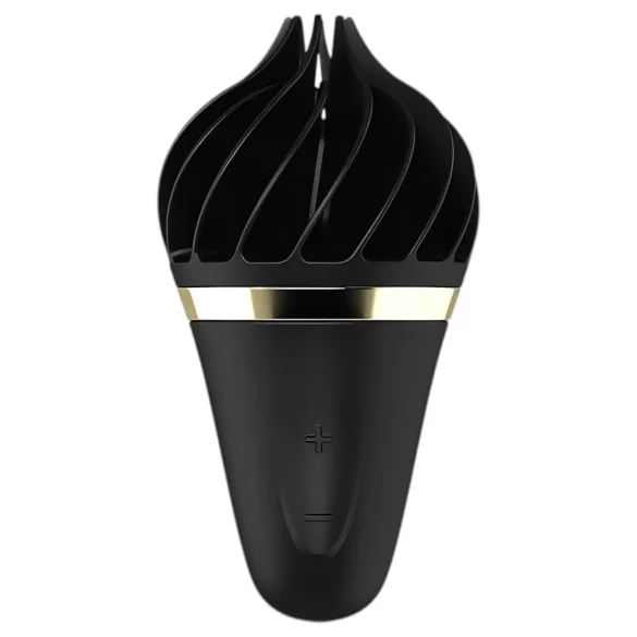 Satisfyer Sweet Treat - nabíjateľný rotačný vibrátor na klitoris - čierny