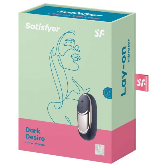 Satisfyer Dark Desire - akumulátorový klitorisový vibrátor (čierny)