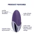 Satisfyer - vibrátor na klitoris - dobíjací - fialový