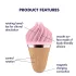 Satisfyer Sweet Treat - nabíjací rotačný vibrátor na klitoris - ružovo-hnedý