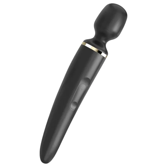 Satisfyer Wand-er Woman - vibračný masážny prútik - vodotesný - čierny