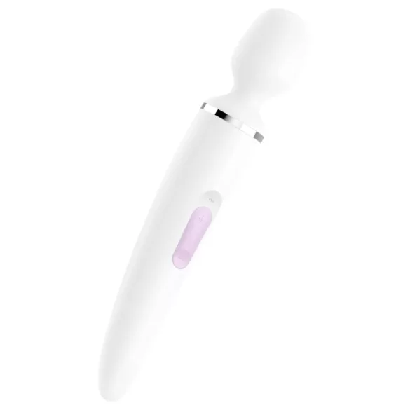 Satisfyer Wand-er Woman - vodotesný masážny vibrátor (biely)