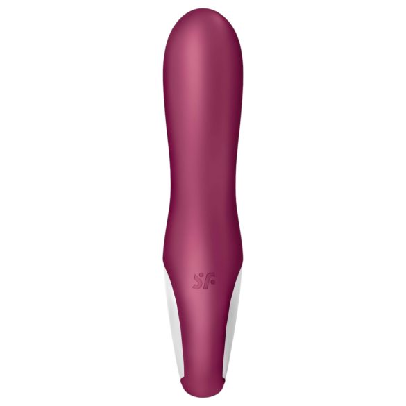 Satisfyer Hot Bunny - vibrátor na klitoris s ohrevom - červený