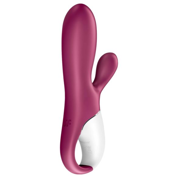 Satisfyer Hot Bunny - vibrátor na klitoris s ohrevom - červený