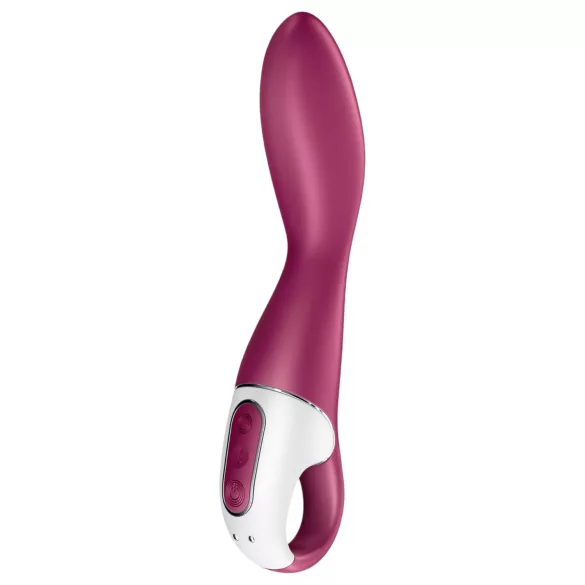 Satisfyer Heated Thrill - aplikáciou ovládaný vyhrievací vibrátor (červený)