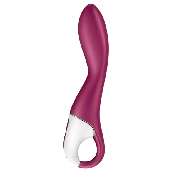 Satisfyer Heated Thrill - aplikáciou ovládaný vyhrievací vibrátor (červený)