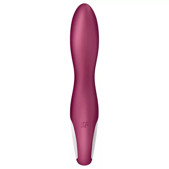 Satisfyer Heated Thrill - aplikáciou ovládaný vyhrievací vibrátor (červený)