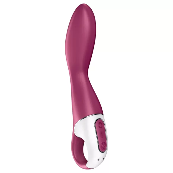 Satisfyer Heated Thrill - aplikáciou ovládaný vyhrievací vibrátor (červený)