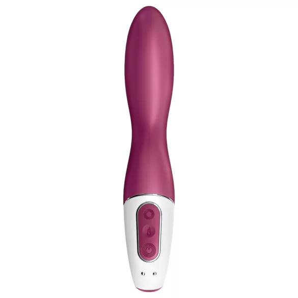 Satisfyer Heated Thrill - aplikáciou ovládaný vyhrievací vibrátor (červený)