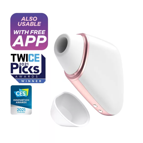 Satisfyer Love Triangle - pulzačný stimulátor klitorisu - biely