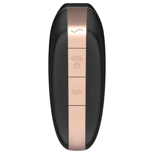 Satisfyer Love Triangle - klitorálny stimulátor s vlnami vzduchu - čierny