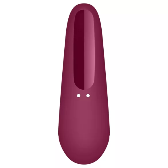 Satisfyer Curvy 1+ - vákuový stimulátor klitorisu - smart funkcia - červený
