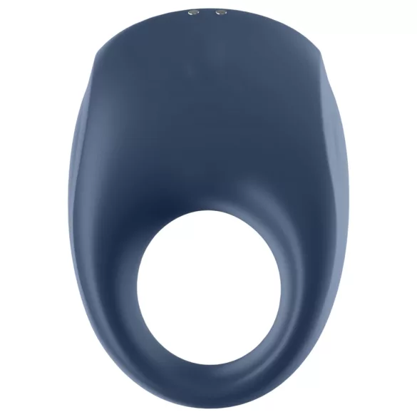 Satisfyer Strong One - Vibračný erekčný krúžok s ovládaním cez aplikáciu, pre mužov (modrý)