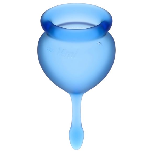 Satisfyer Feel Good - menštruačné kalíšky (modré) - 2ks