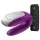 Satisfyer Double Fun - párový vibrátor ovládaný aplikáciou (fialový)